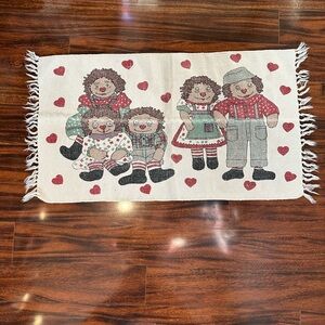 Vintage Raggedy Ann & Andy Rug/Tapestry